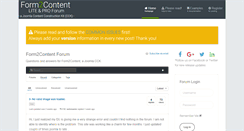 Desktop Screenshot of forum.form2content.com