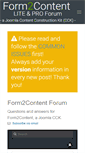 Mobile Screenshot of forum.form2content.com